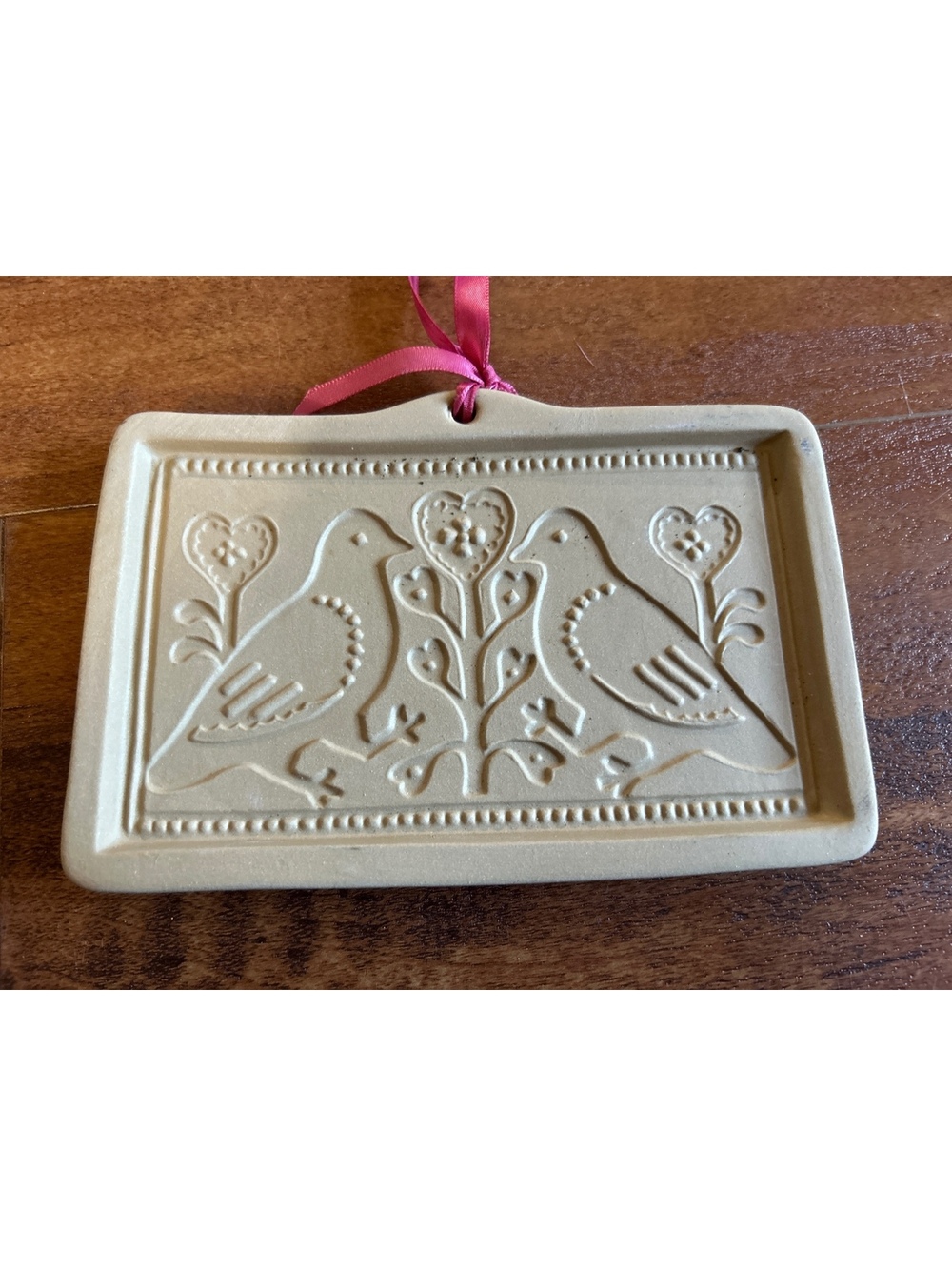 Brown Bag Cookie Art Ceramic Molds + Recipe Book Set of 2 Birds Lighthouse